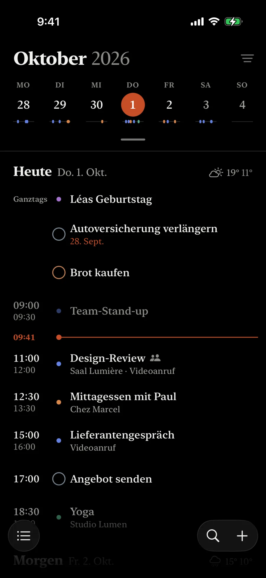 Dieselbe Agenda in der Serif des Systems, New York.
