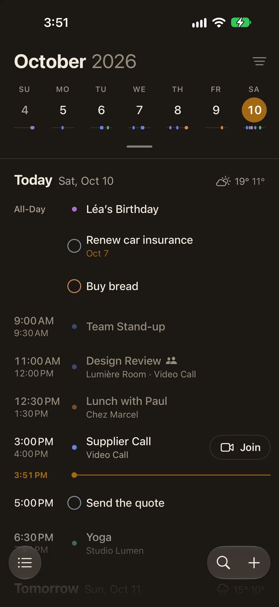 The agenda on Walnut.
